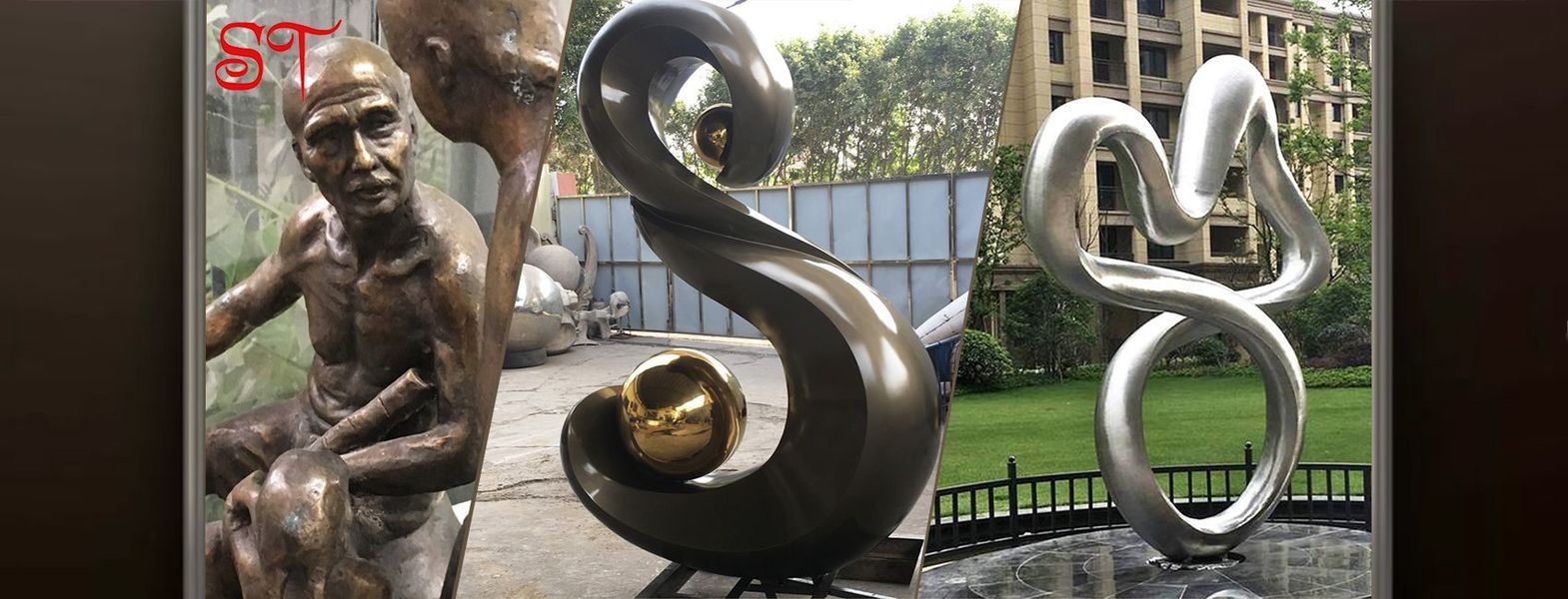 چین بهترین مجسمه های هنری فلزی برای فروش