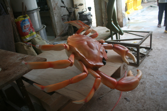 Crab Resin Outdoor Abstract Sculpture Wall Or Interior Decoration