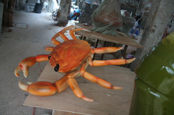 Crab Resin Outdoor Abstract Sculpture Wall Or Interior Decoration
