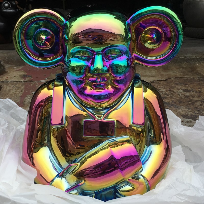 Electroplated Large Metal Wall Sculptures Living Room Cool Animal Sculptures Decorations